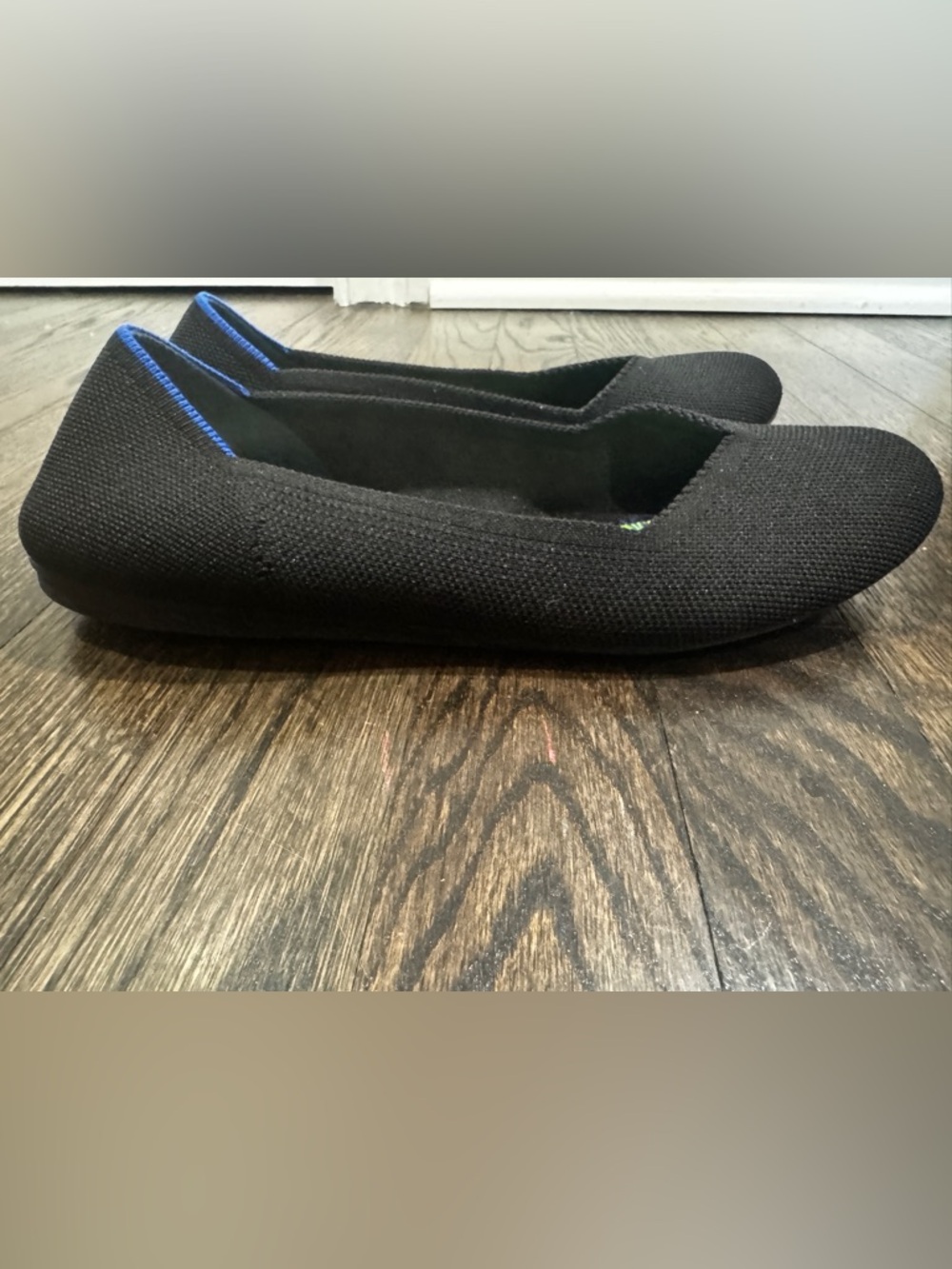 Rothy’s Ballet Flats Shoes Round Toe in Black (9)